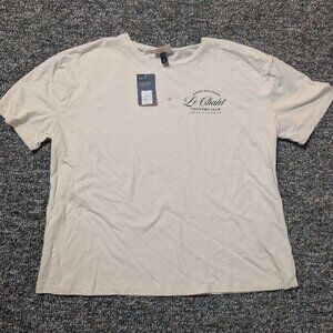 Mens XL White Country Club T-Shirt. NWT
